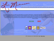 Tablet Screenshot of leamadisson.com